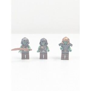 LEGO Castles Fantasy‎ Trolls Minifigures Lot of 3 with Accessorie